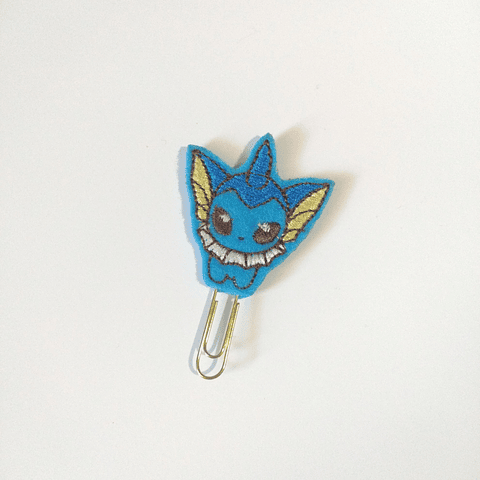 Clip Bordado Pokemon - Vaporeon