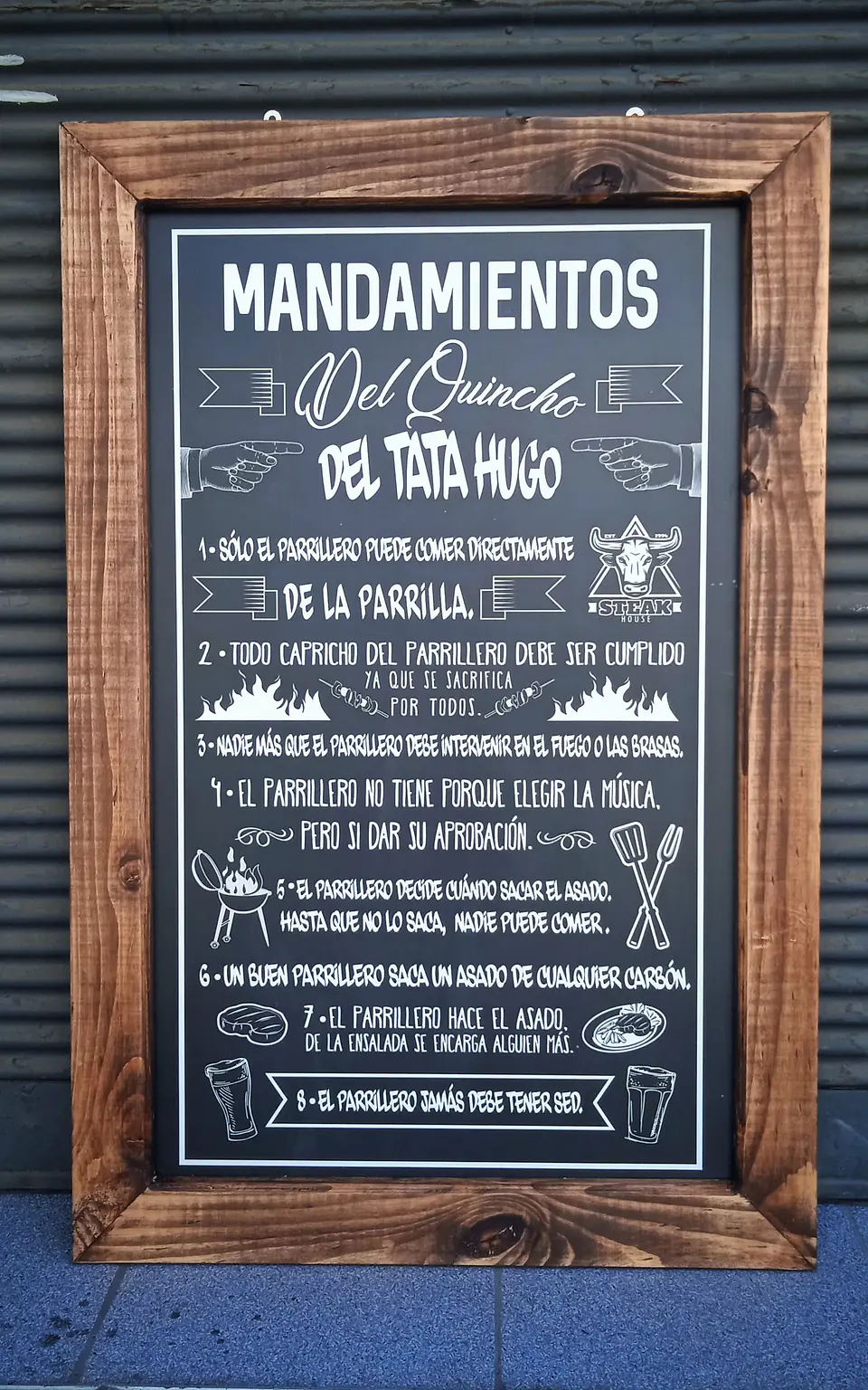 Los mandamientos del Quincho 1