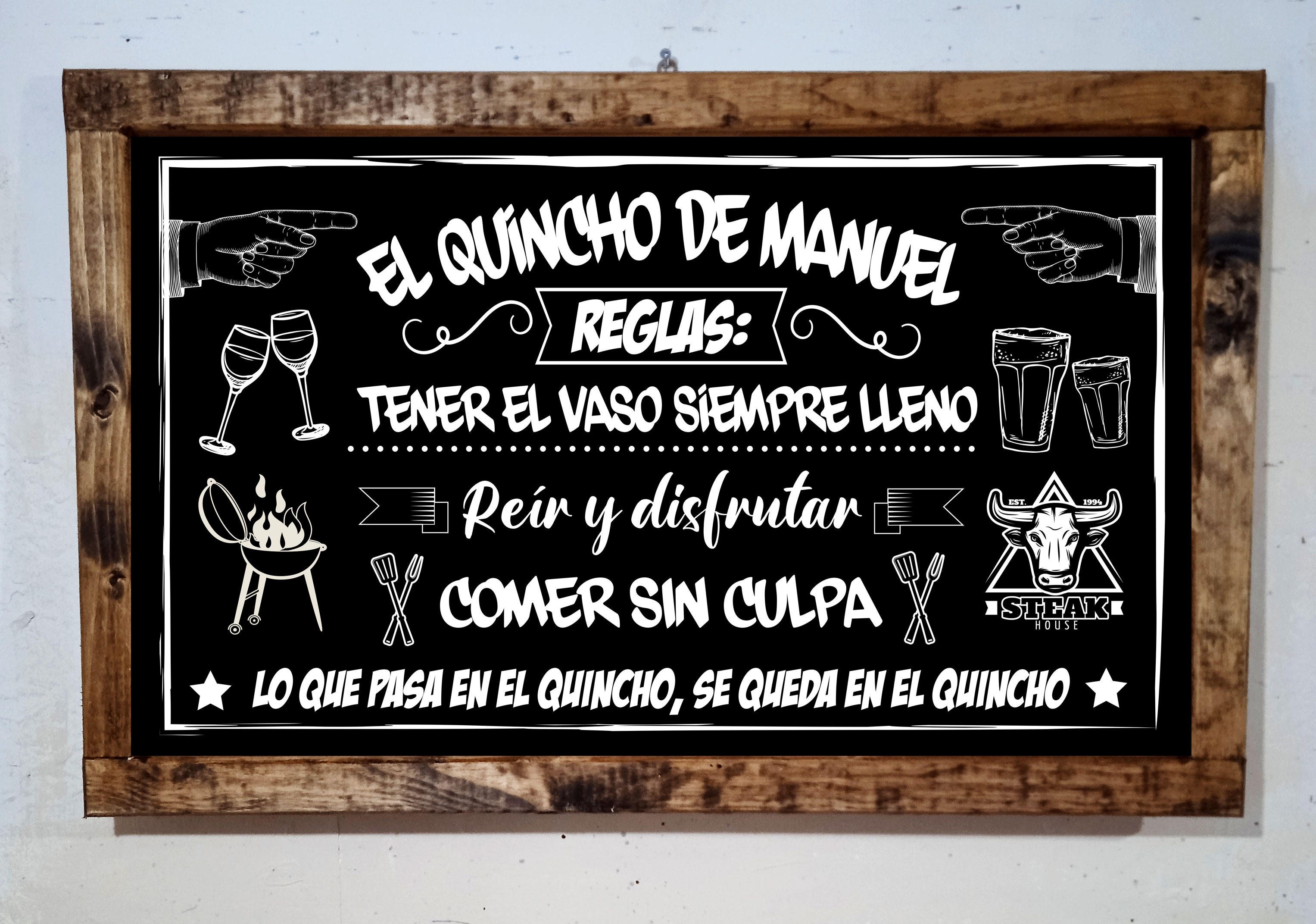 Individual Kraft · Reglas del Quincho