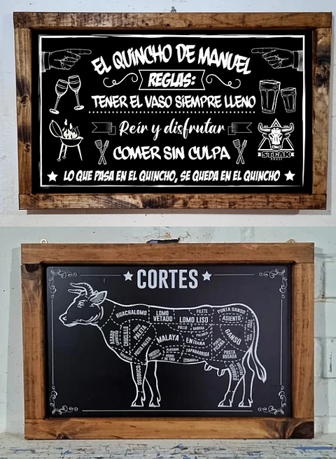 Combo decorativo para Quincho