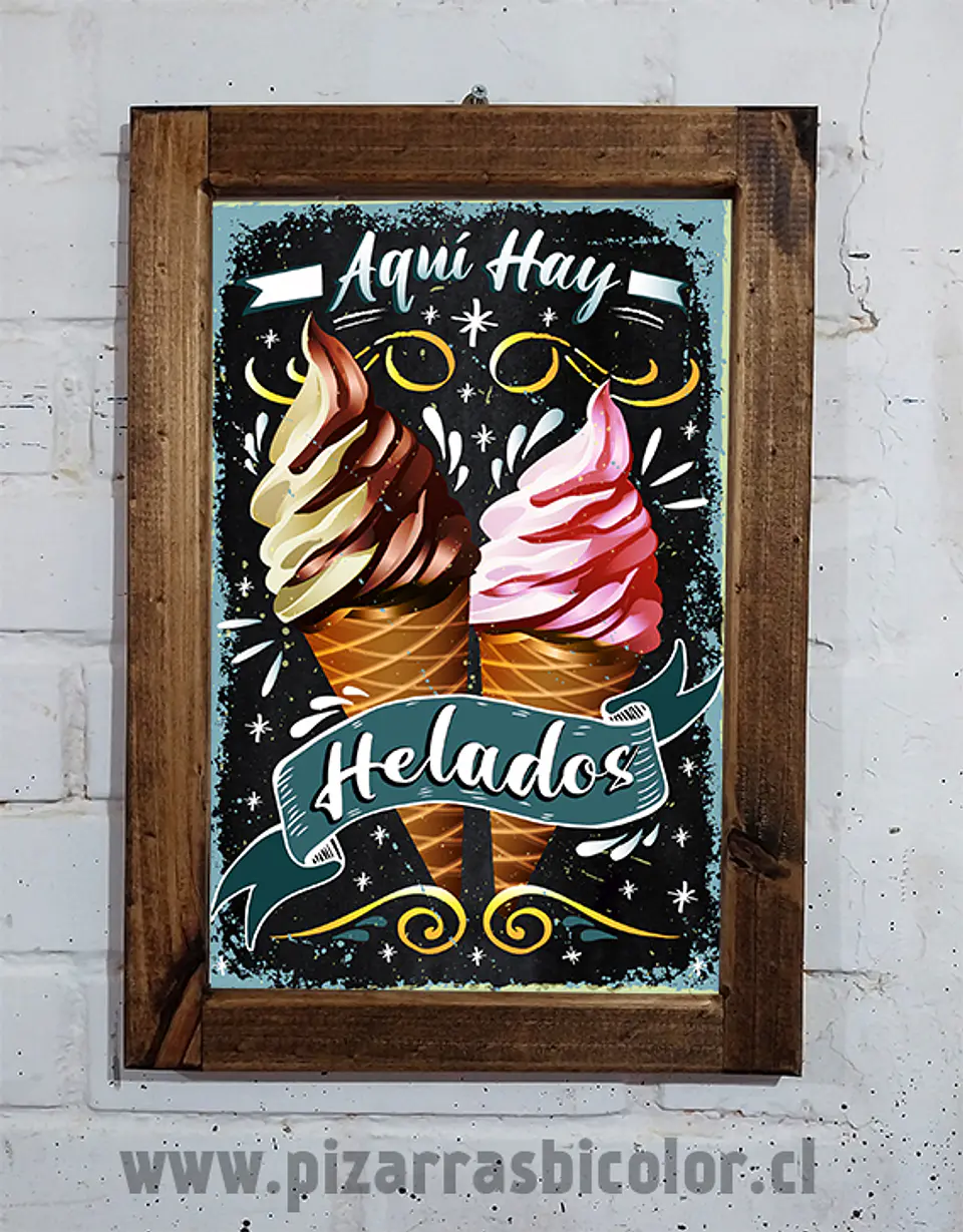 Letrero Helados 1