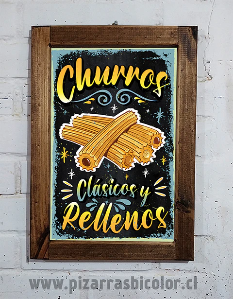 Letrero Churros