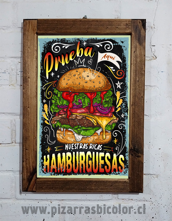 Letrero Hamburguesas