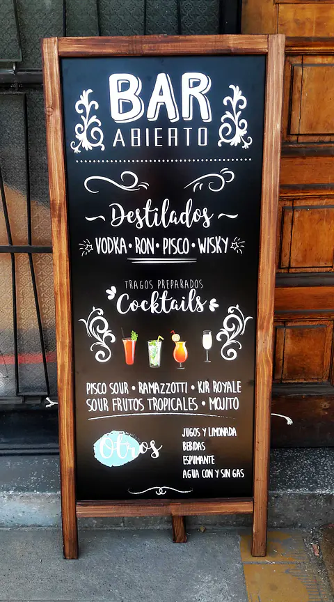 Pizarras para el Bar