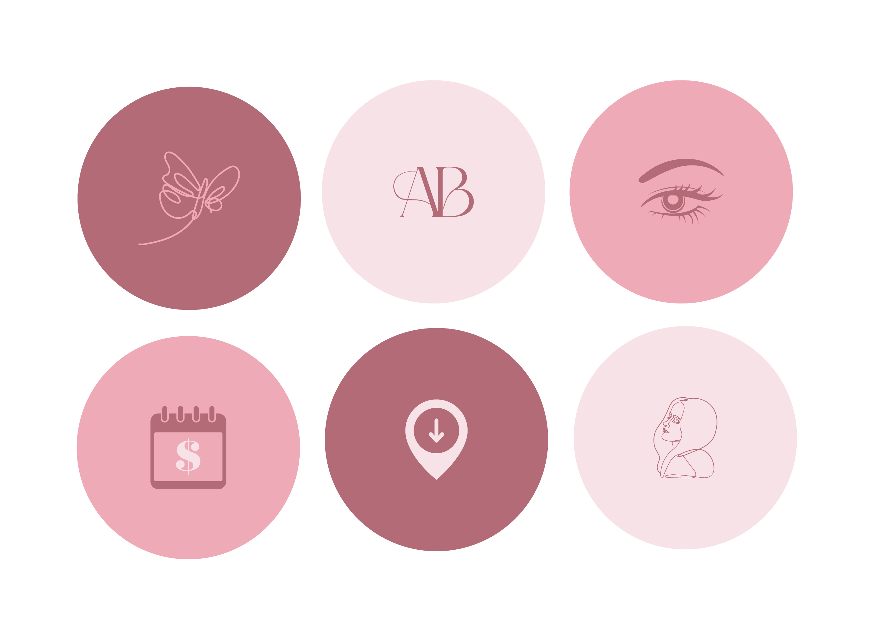 Iconos para historias destacada de Instagram