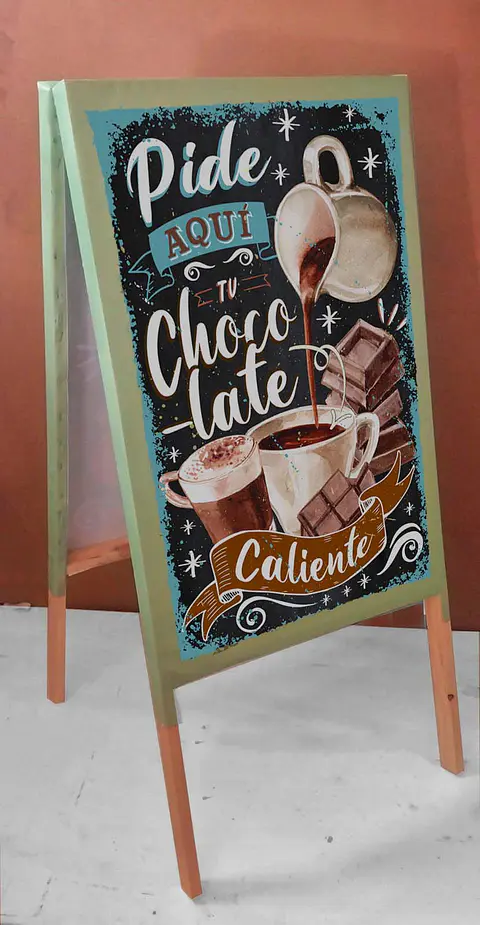 Paloma doble Pvc modelo Chocolate