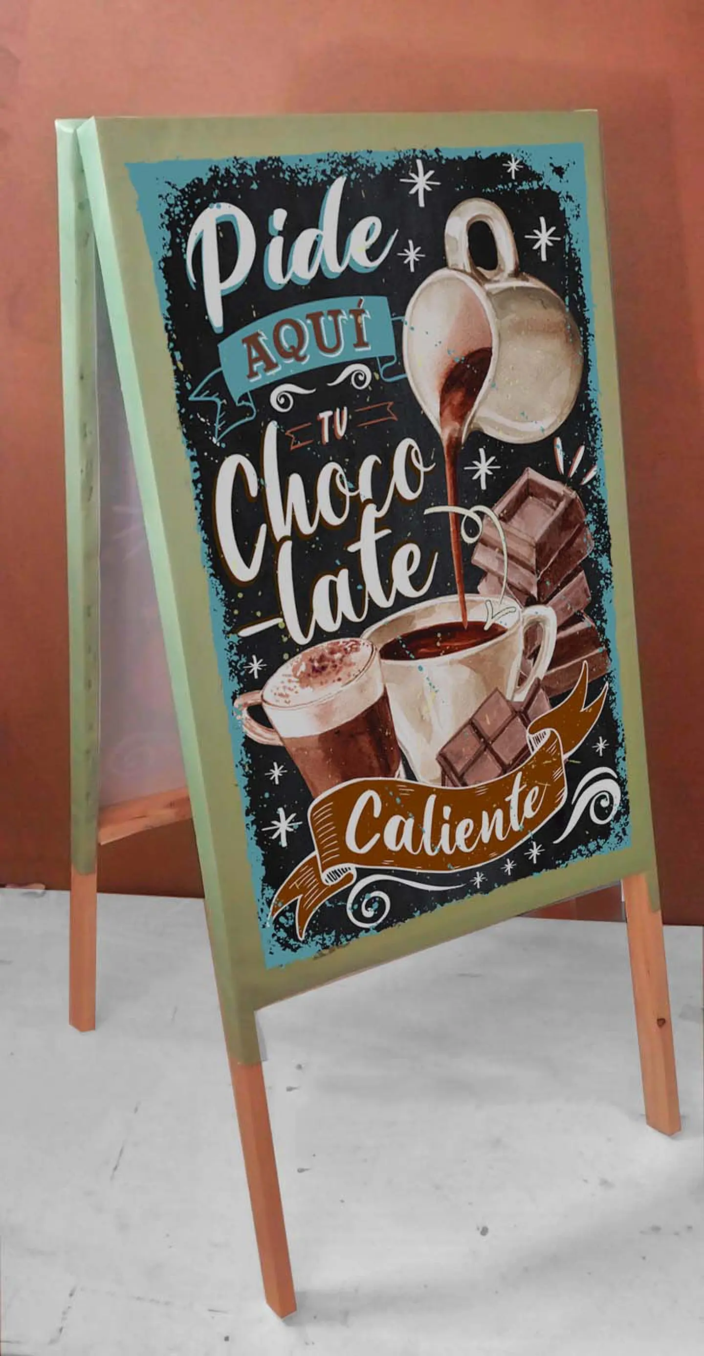Paloma doble Pvc modelo Chocolate 1