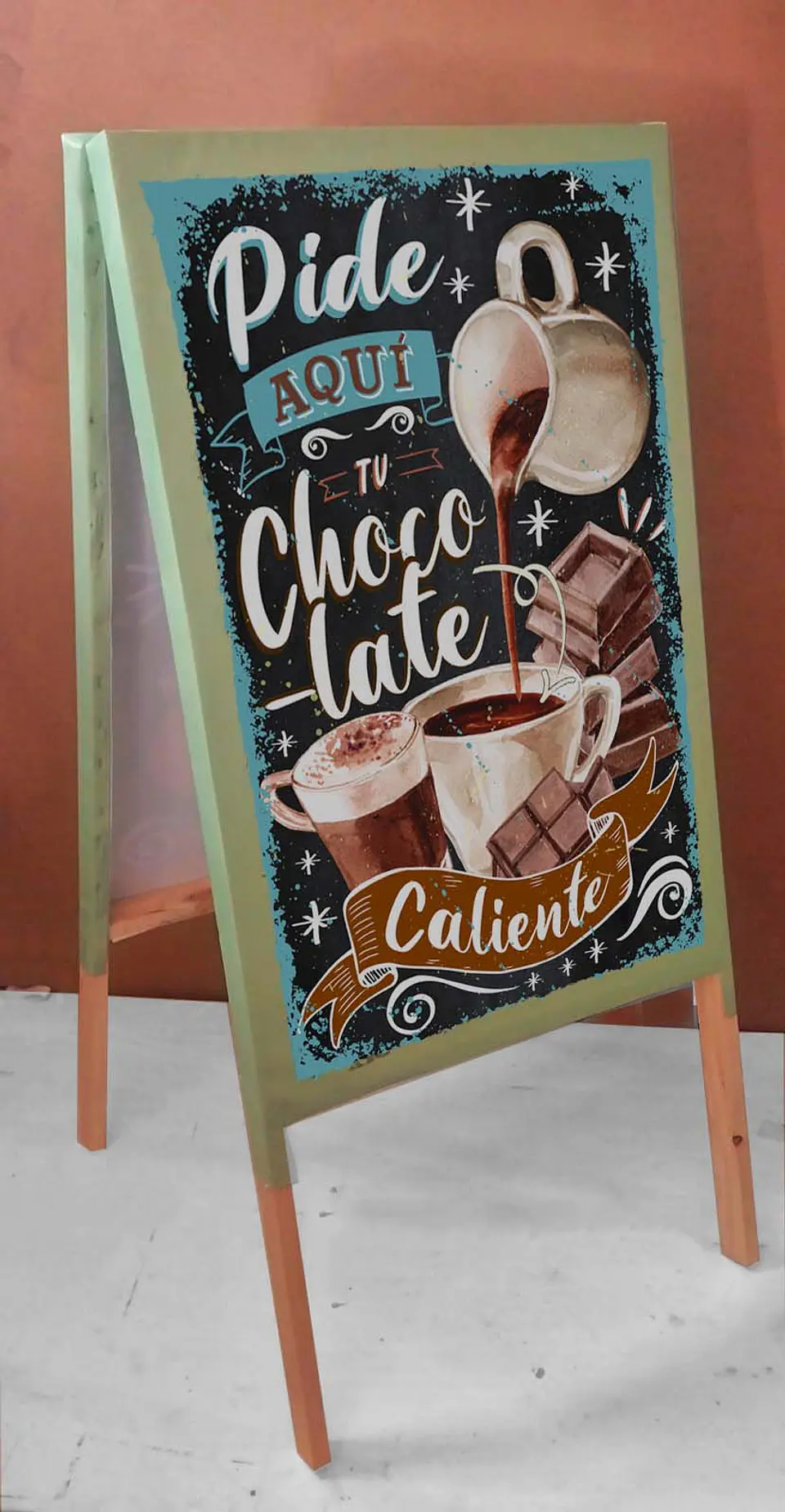 Paloma doble Pvc modelo Chocolate 1