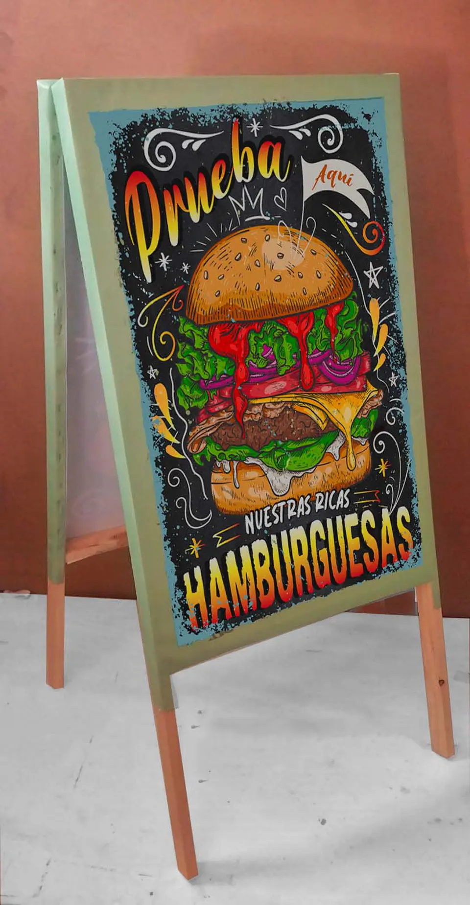 Paloma doble PVC modelo Hamburguesas 1