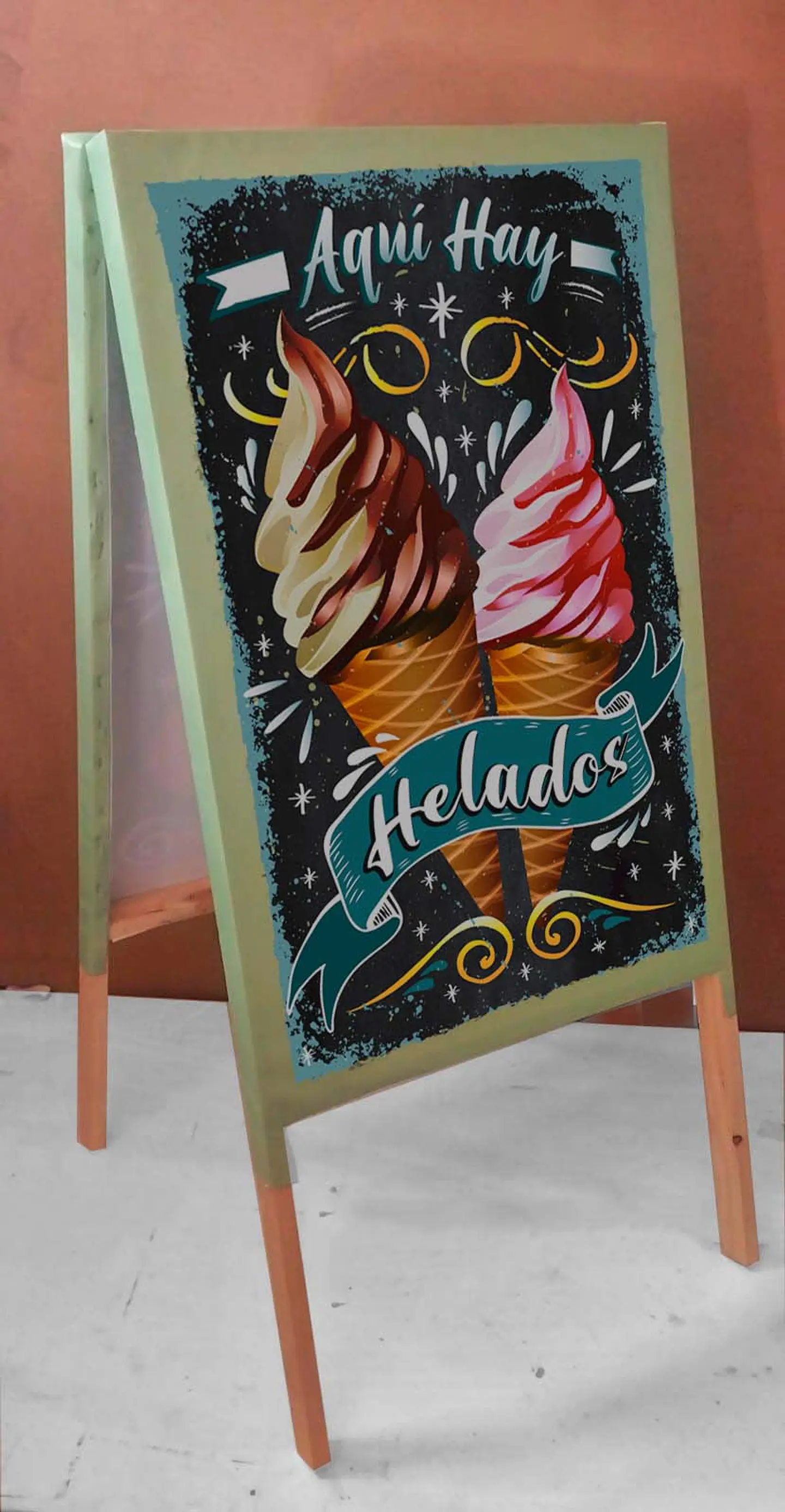Paloma doble PVC modelo Helados 1