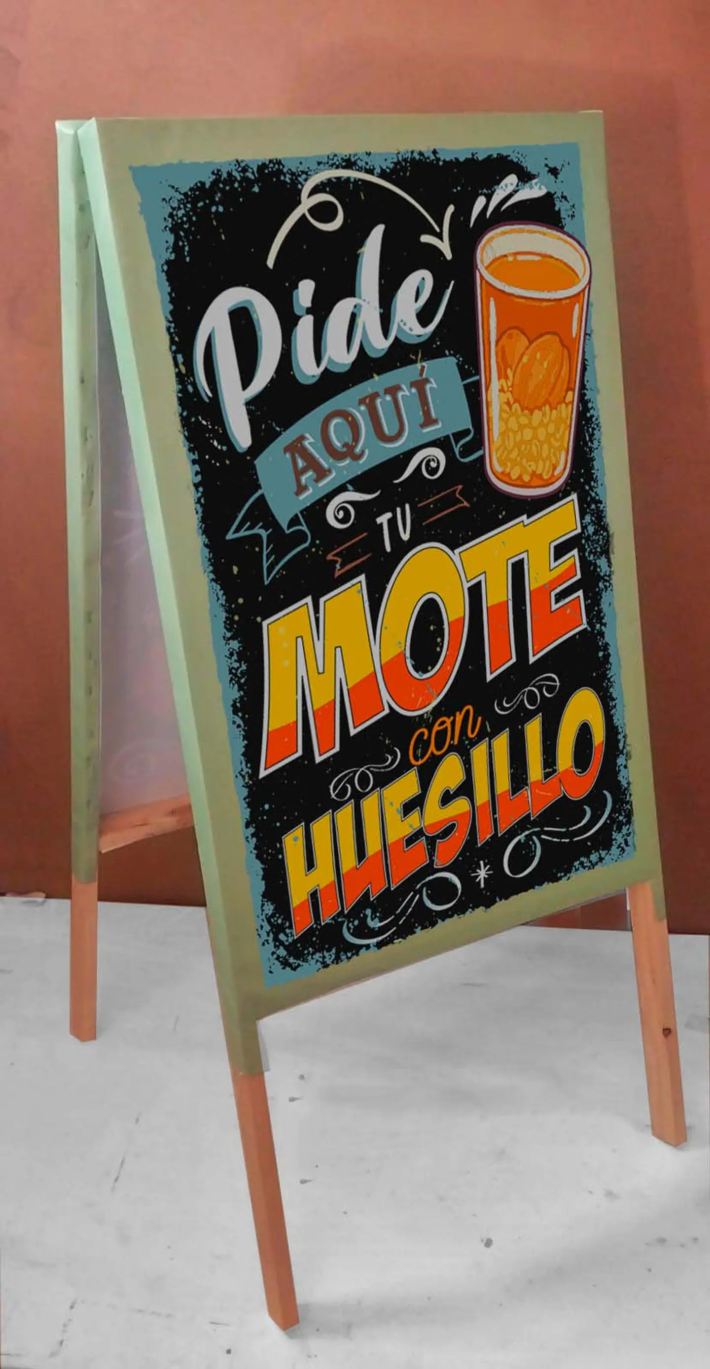 Paloma doble PVC modelo Mote con huesillo 1