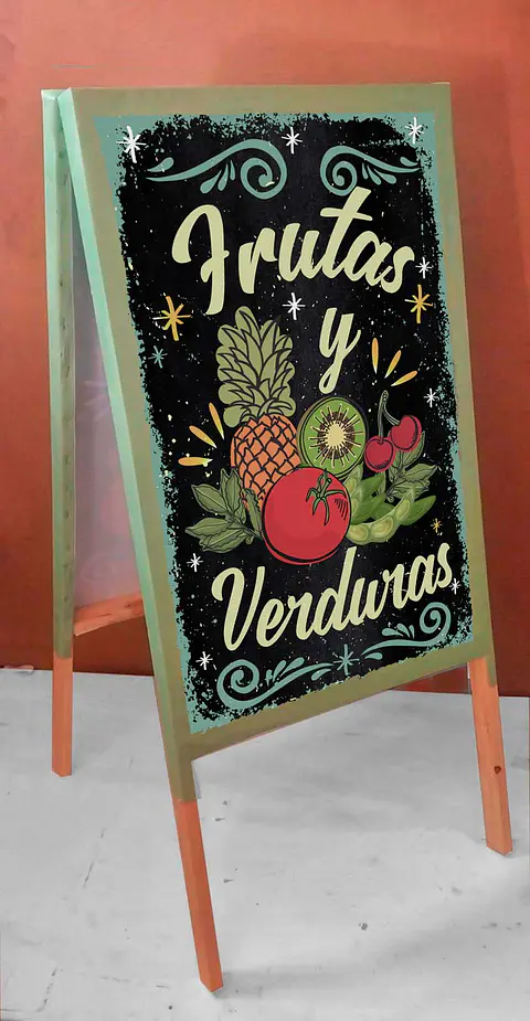 Paloma doble PVC modelo Frutas y Verduras