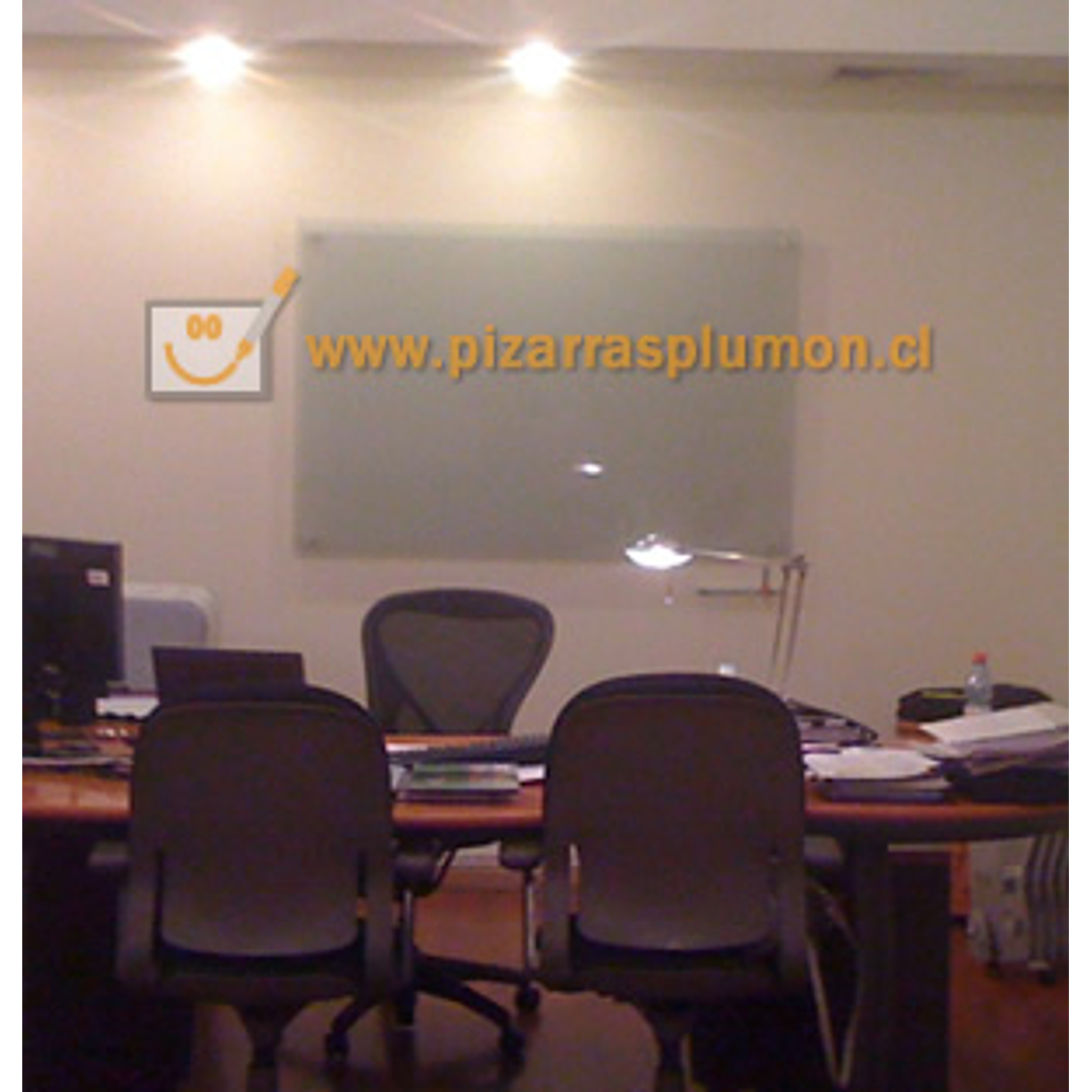 PIZARRA DE VIDRIO TEMPLADO BLANQUECINA ESMERILADA O EMPAVONADA 2