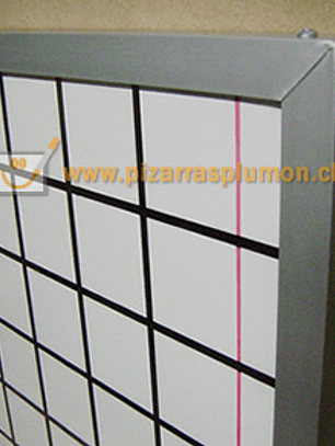 PIZARRA BLANCA CUADRICULADA IMITACION CUADERNO 