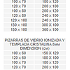 PIZARRA DE VIDRIO TEMPLADO CRISTALINA 