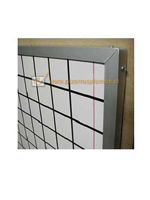 PIZARRA BLANCA CUADRICULADA IMITACION CUADERNO 