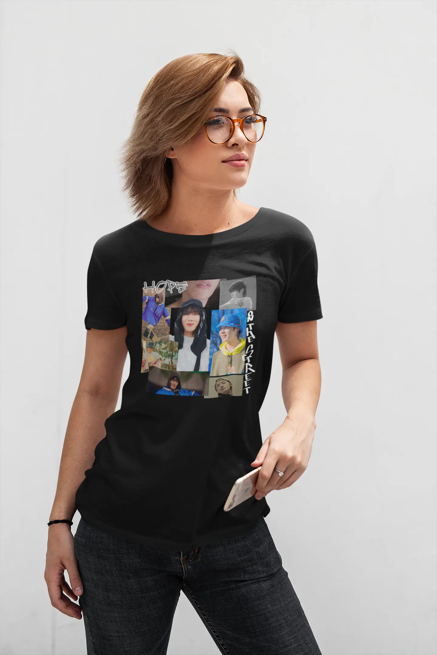 Polera J-Hope Hope On The Street Collage 2