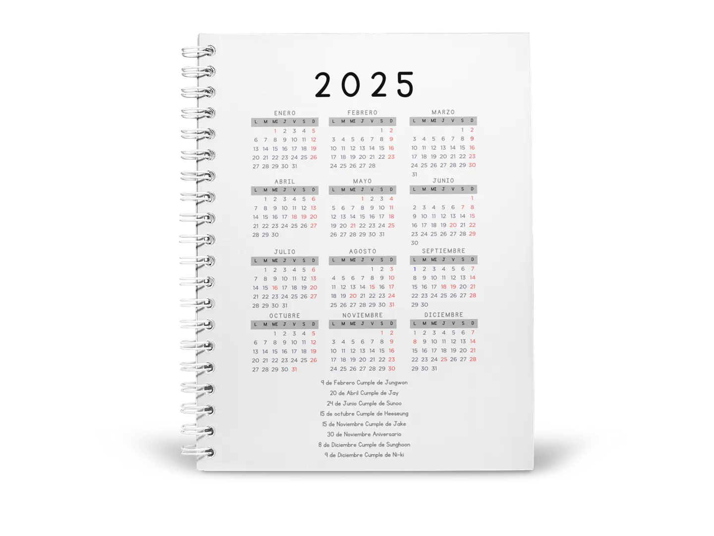 Agenda ENHYPEN OT7 4