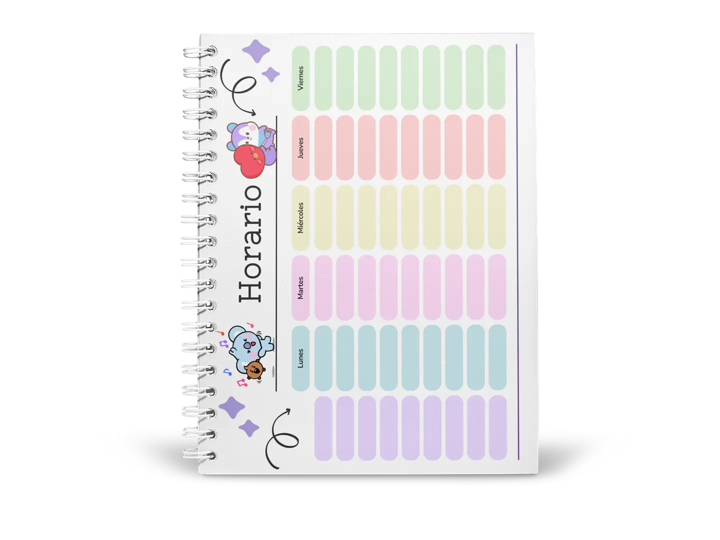 Planner Universitario BT21 6