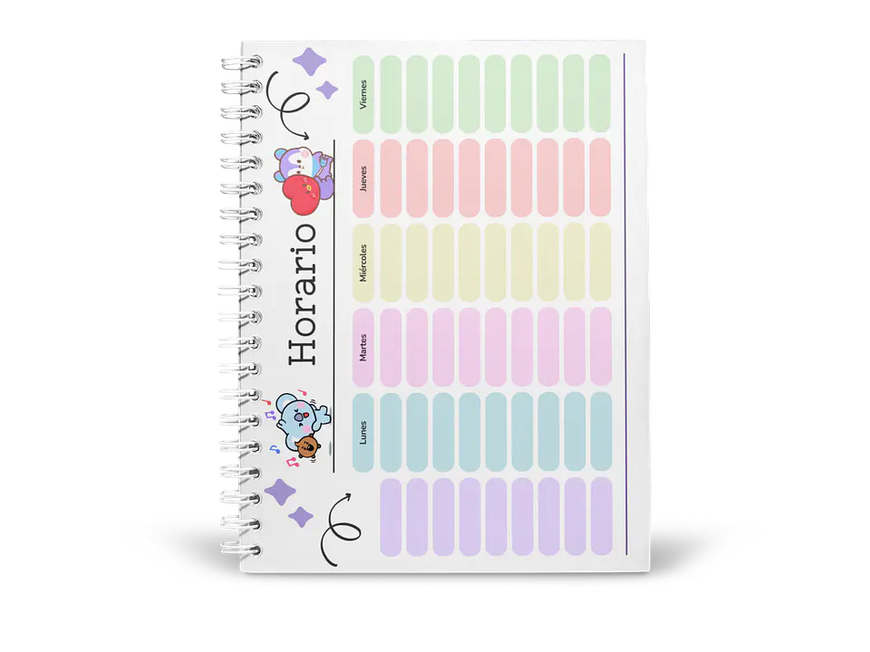 Planner Universitario BT21 6