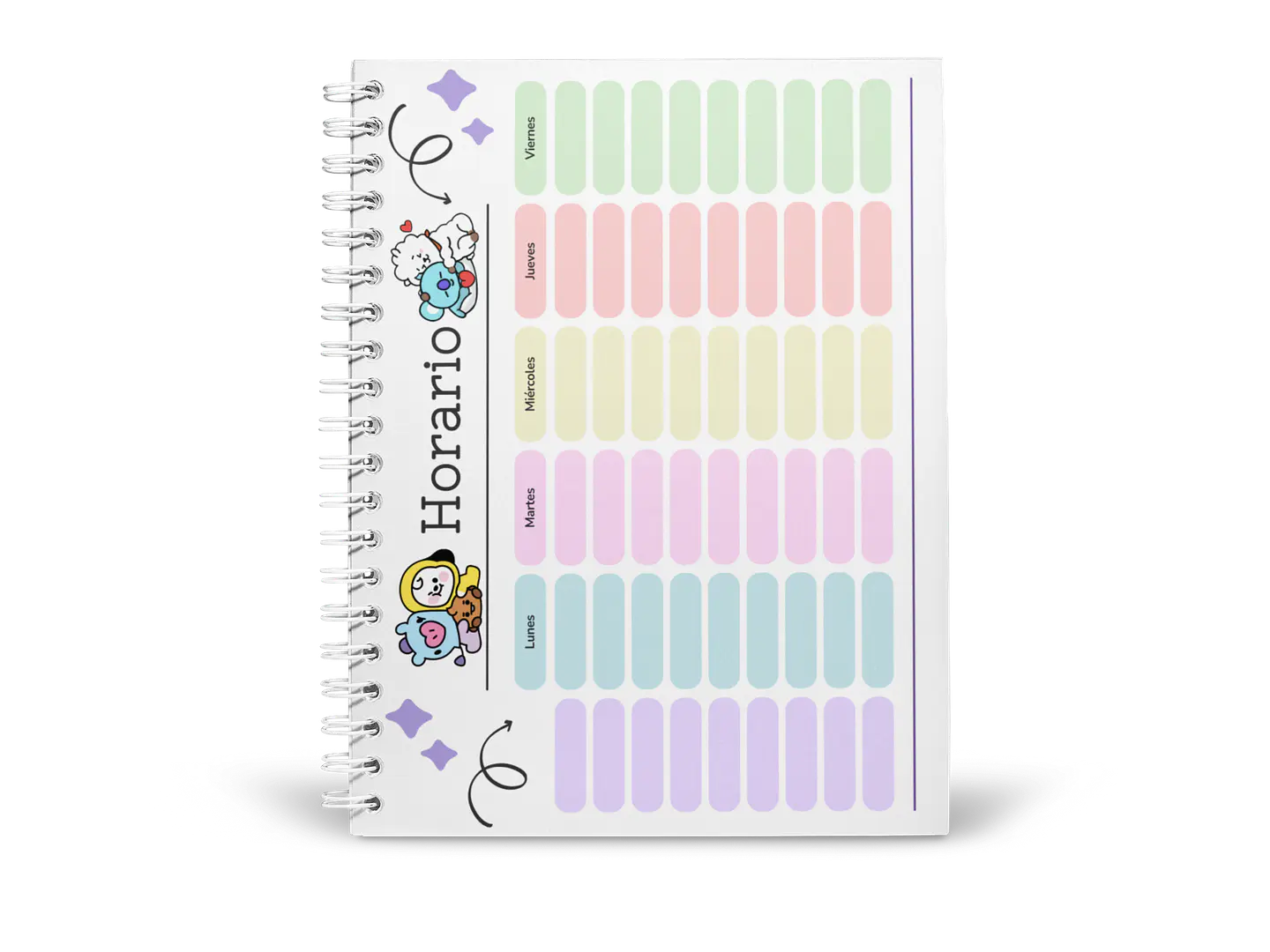 Planner Universitario BT21 9
