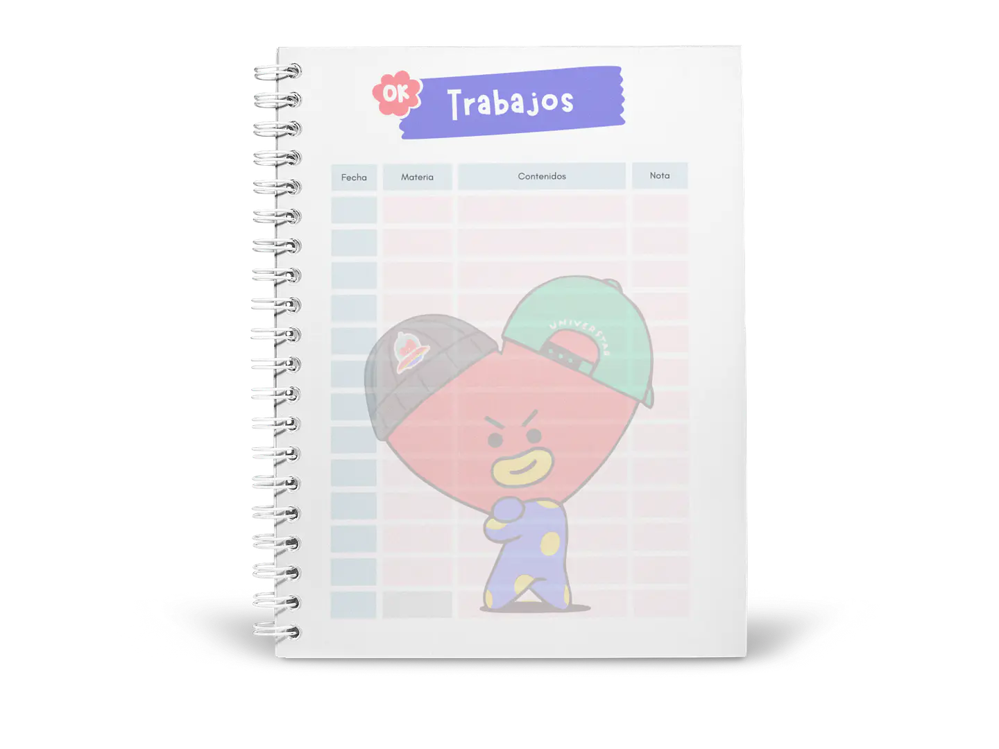 Planner Universitario BT21 11