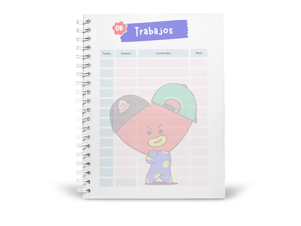 Planner Universitario BT21 11