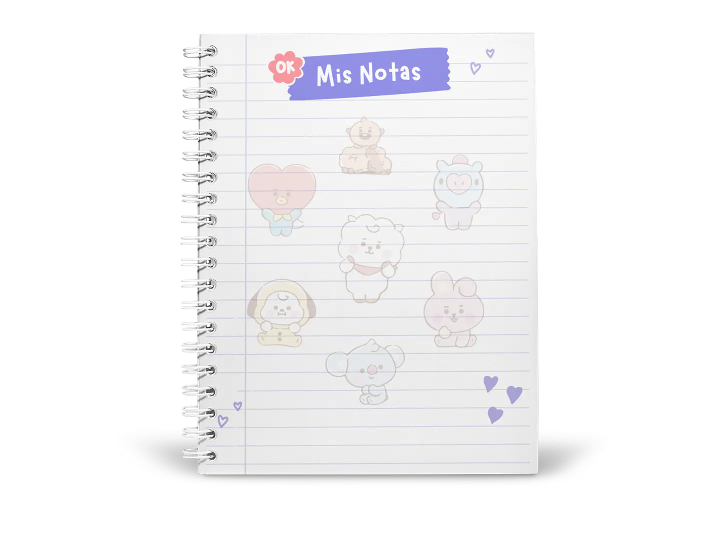 Planner Universitario BT21 18