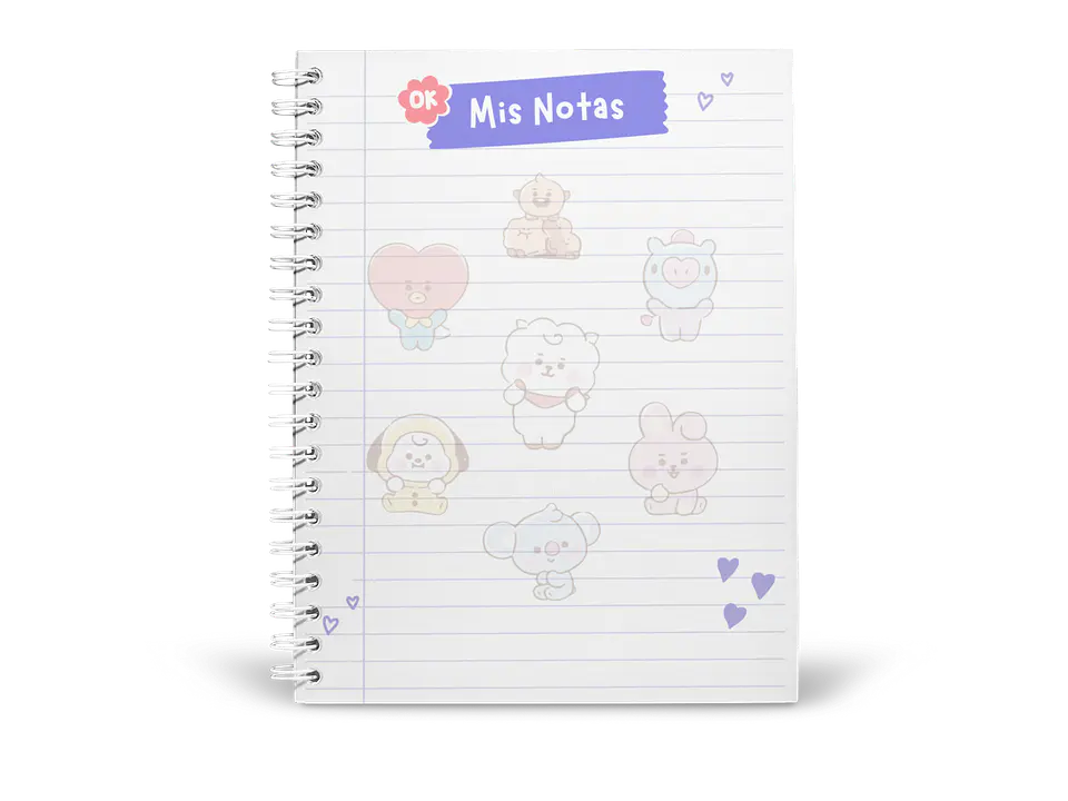 Planner Universitario BT21 18