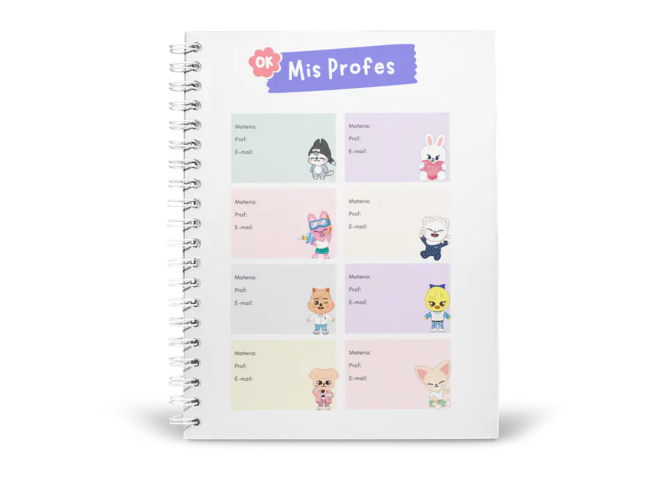 Planner Estudiante SKZOO  7