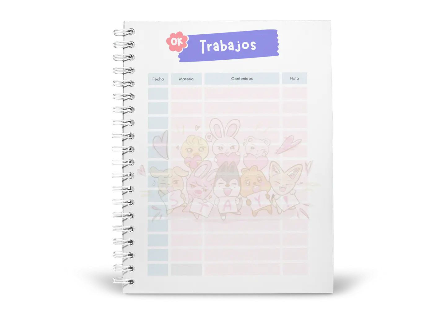 Planner Estudiante SKZOO  9