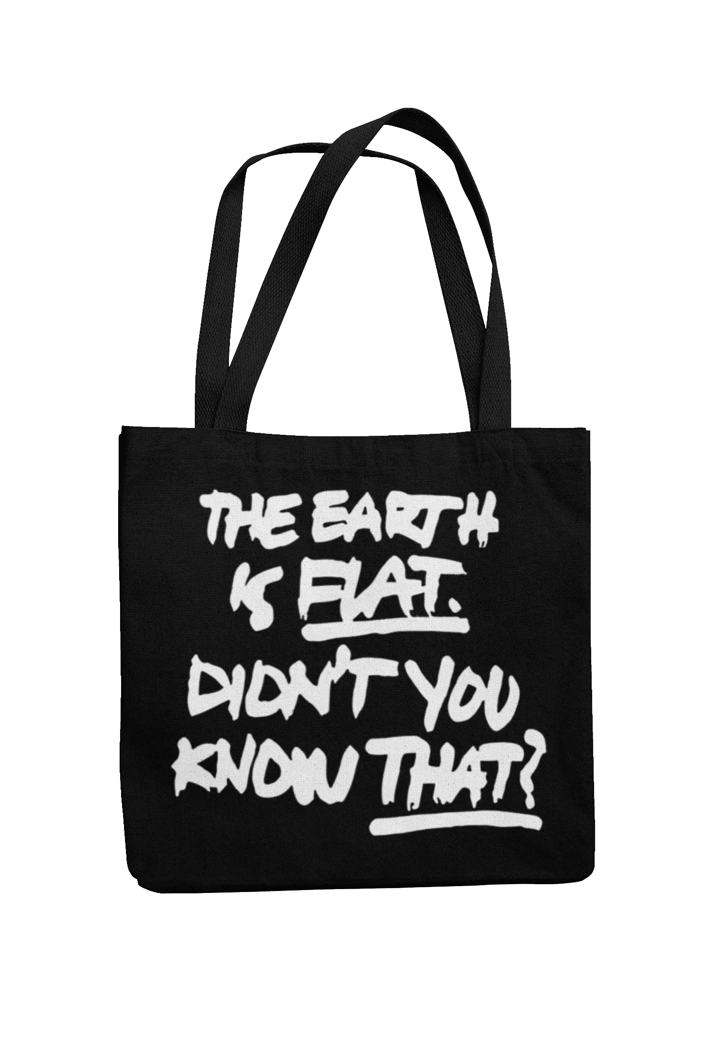  Totebag The Earth is Flat. Didn’t You Know That? 1