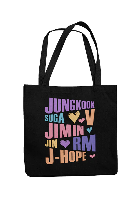 Totebag BTS OT7 | Rainbow Love
