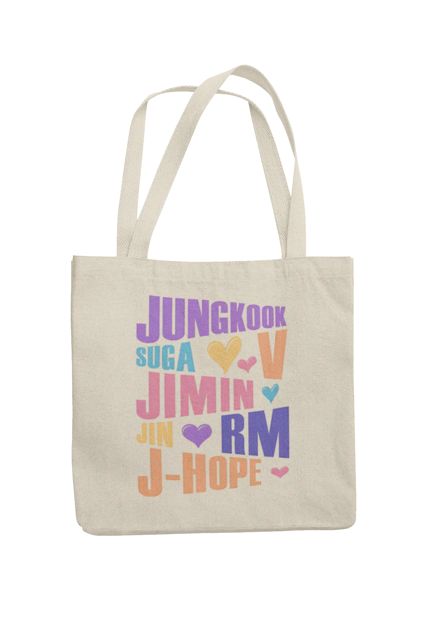 Totebag BTS OT7 | Rainbow Love 2
