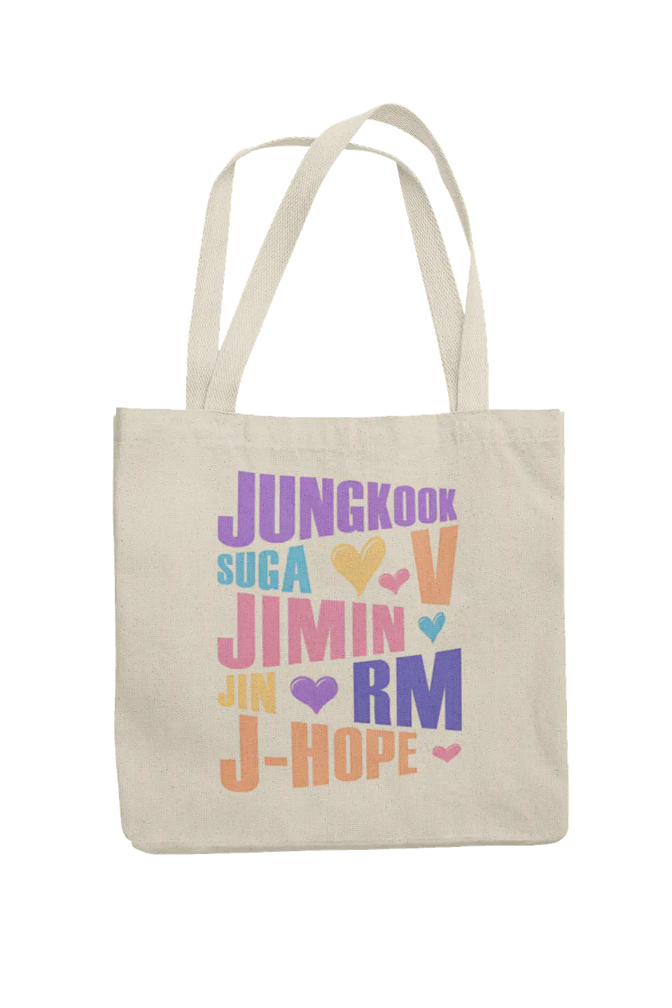 Totebag BTS OT7 | Rainbow Love 2