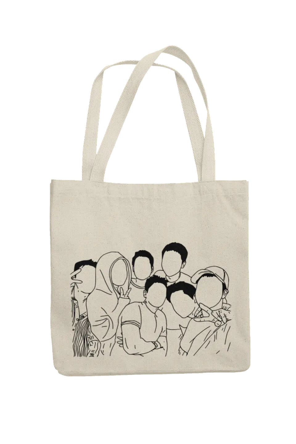 Totebag BTS OT7 | Bangtan Sketch 1