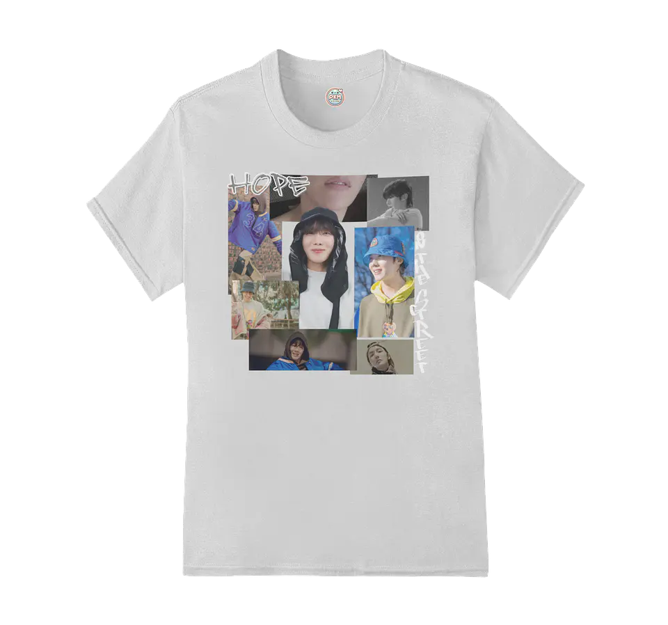 Polera J-Hope Hope On The Street Collage 4