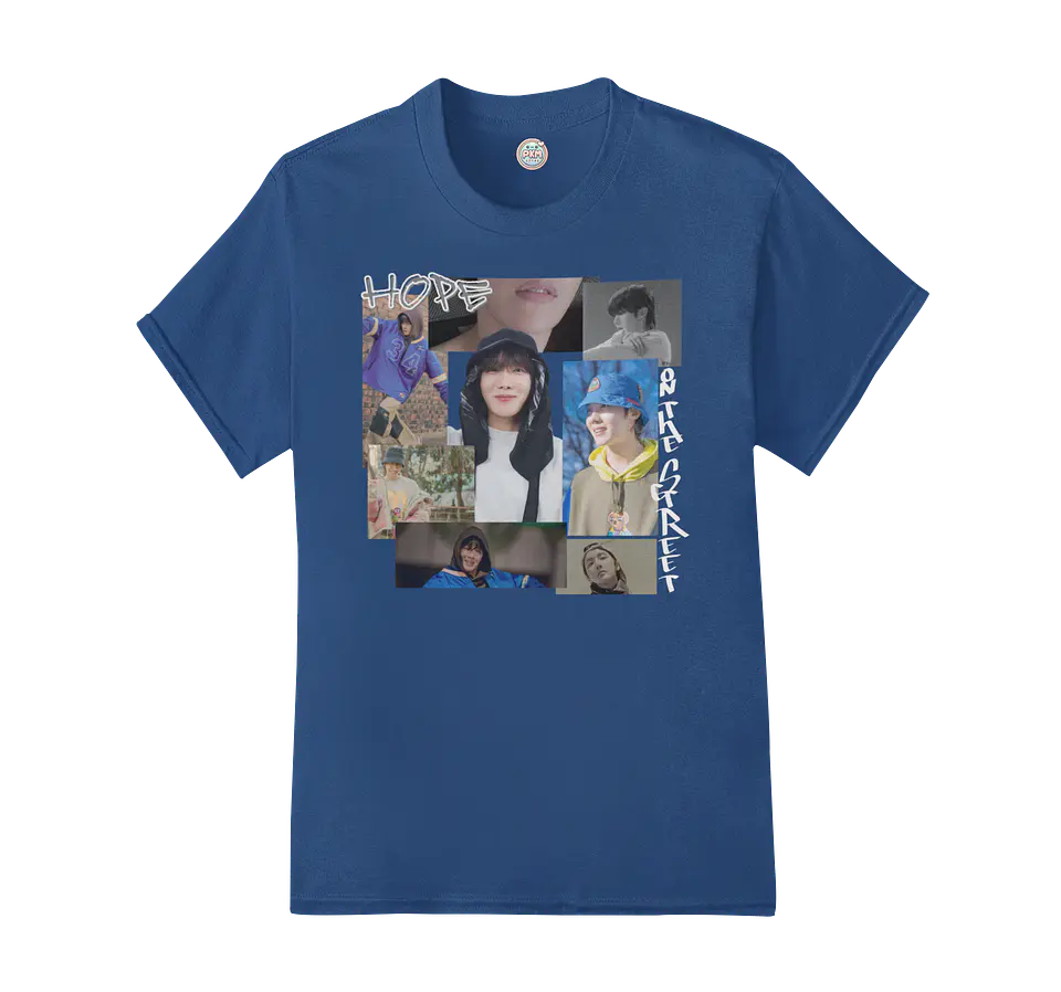 Polera J-Hope Hope On The Street Collage 5