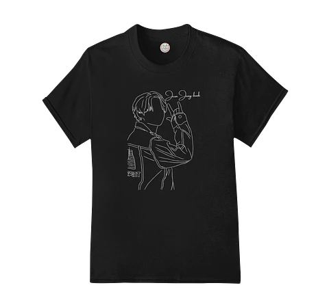 Polera Jungkook Monochrome Sketch