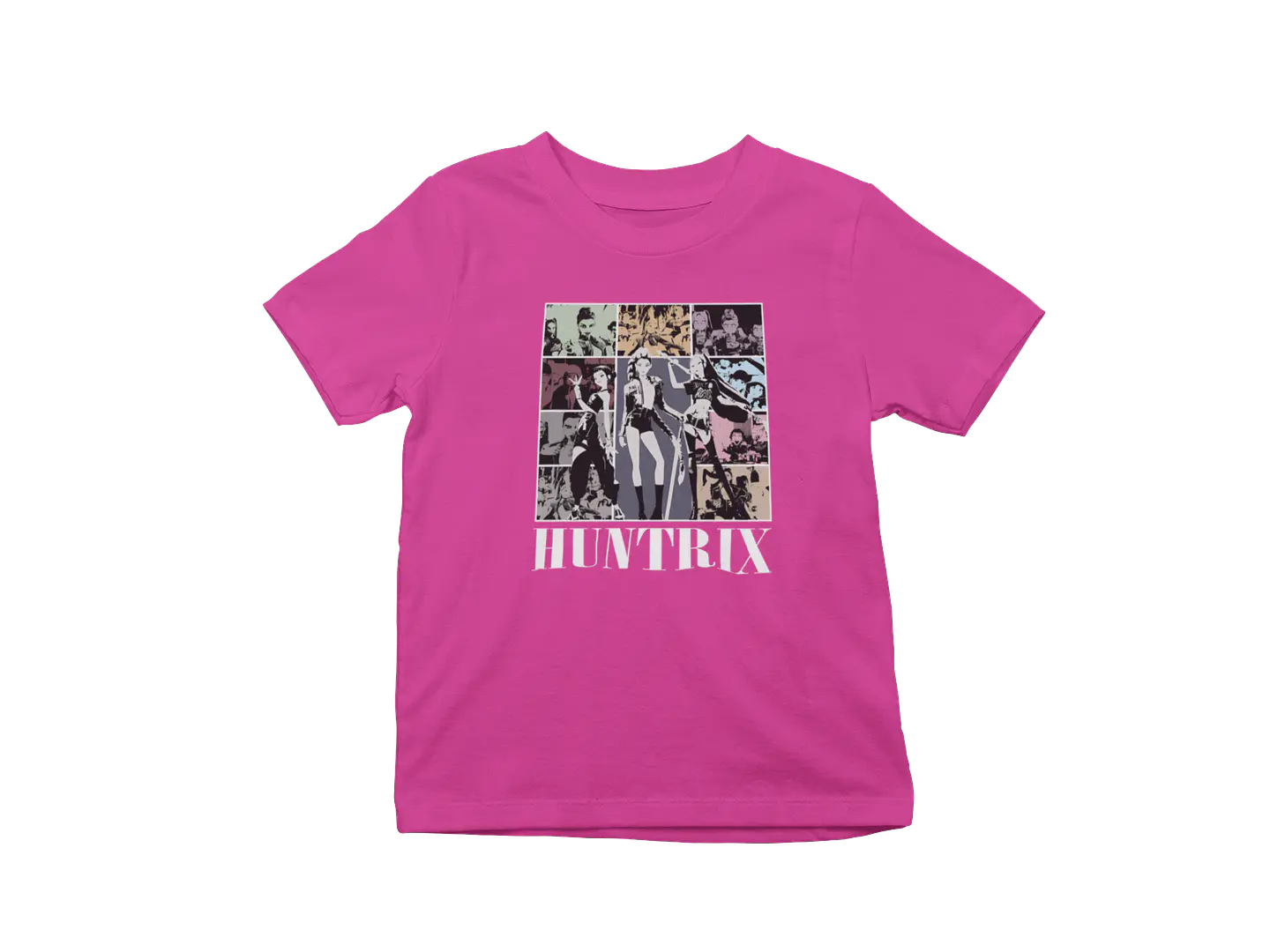 Polera Huntrix Pop Collage 1