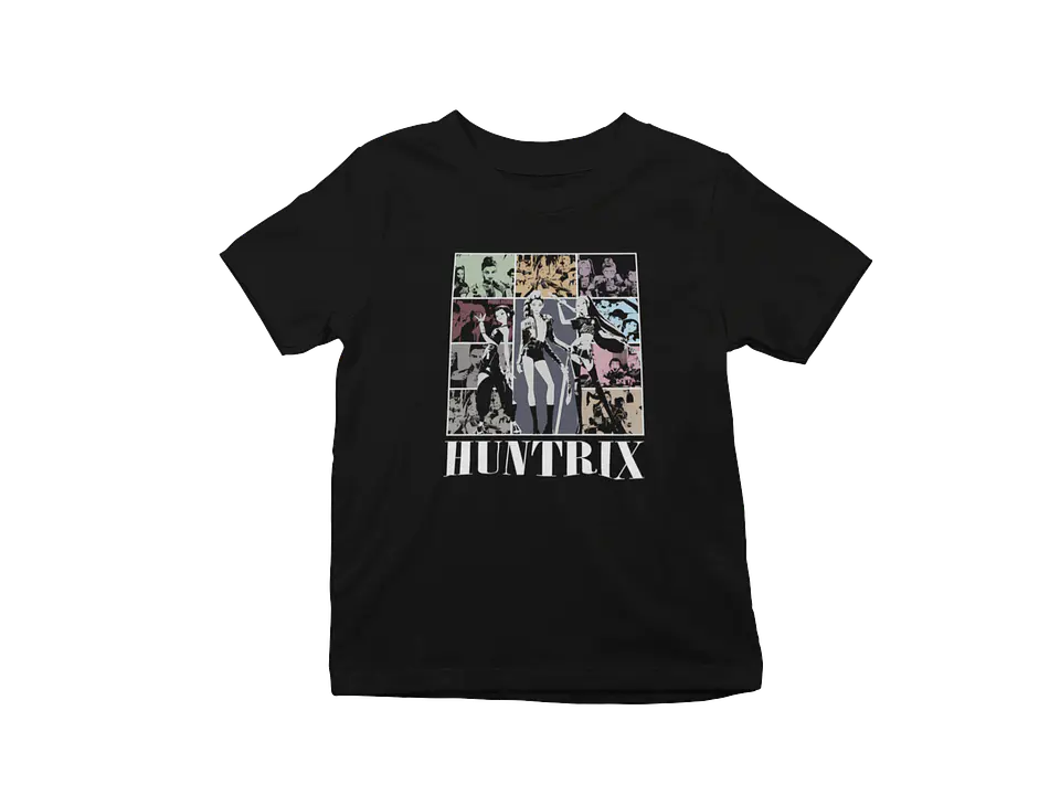 Polera Huntrix Pop Collage 2