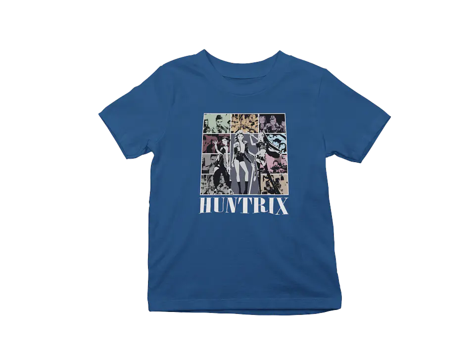 Polera Huntrix Pop Collage 3