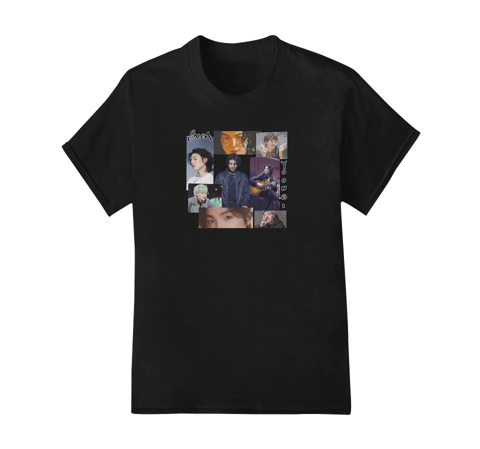 Polera BTS Suga Yoongi Collage Ver.2 1