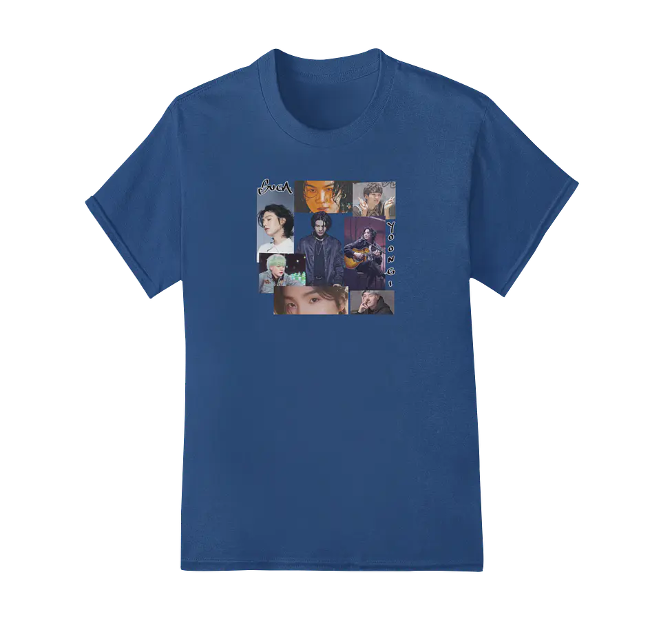Polera BTS Suga Yoongi Collage Ver.2 3