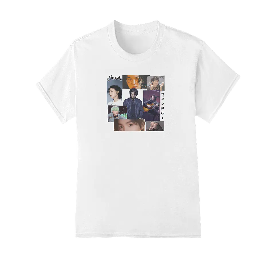 Polera BTS Suga Yoongi Collage Ver.2 4