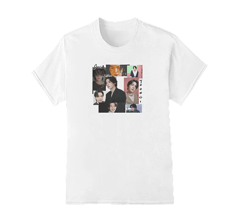 Polera BTS Suga Yoongi Collage Ver.1