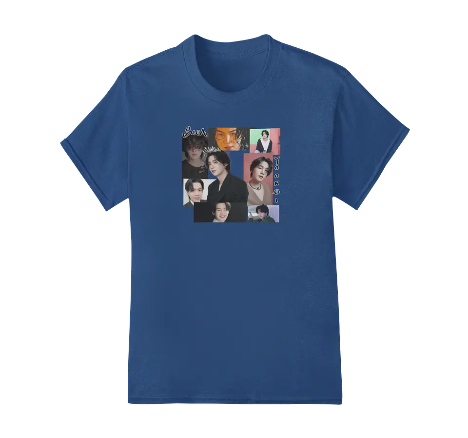 Polera BTS Suga Yoongi Collage Ver.1 3