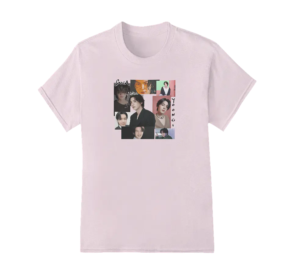 Polera BTS Suga Yoongi Collage Ver.1 4