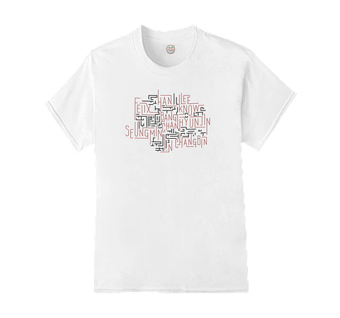 Polera Stray Kids Name Art