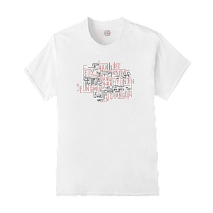 Polera Stray Kids Name Art